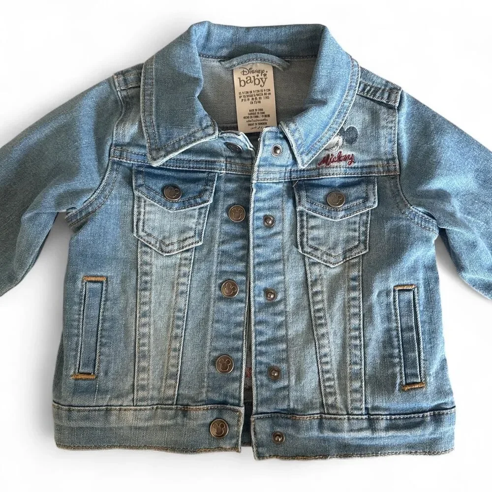 Disney Baby Mickey Mouse Denim Jacket | 9–12 Months